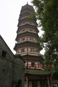 Пагода в храме Liurong